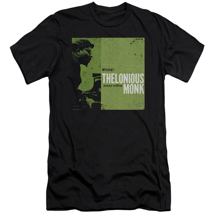 Thelonious Monk Work Slim Fit Mens T Shirt Black