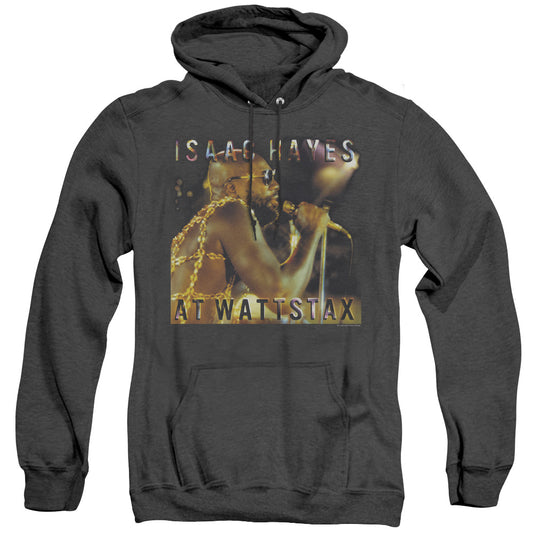 Isaac Hayes At Wattstax Heather Mens Hoodie Black