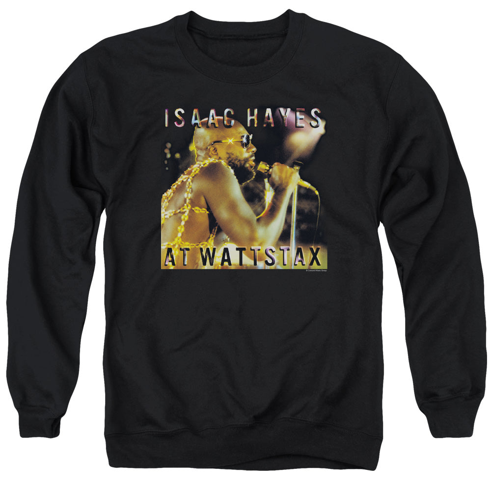 Isaac Hayes At Wattstax Mens Crewneck Sweatshirt Black