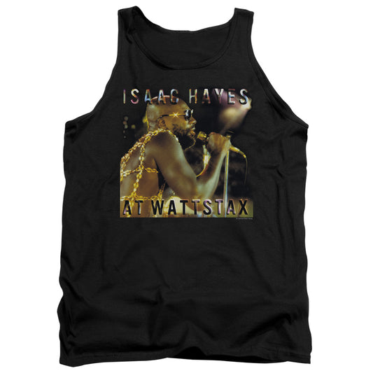 Isaac Hayes At Wattstax Mens Tank Top Shirt Black