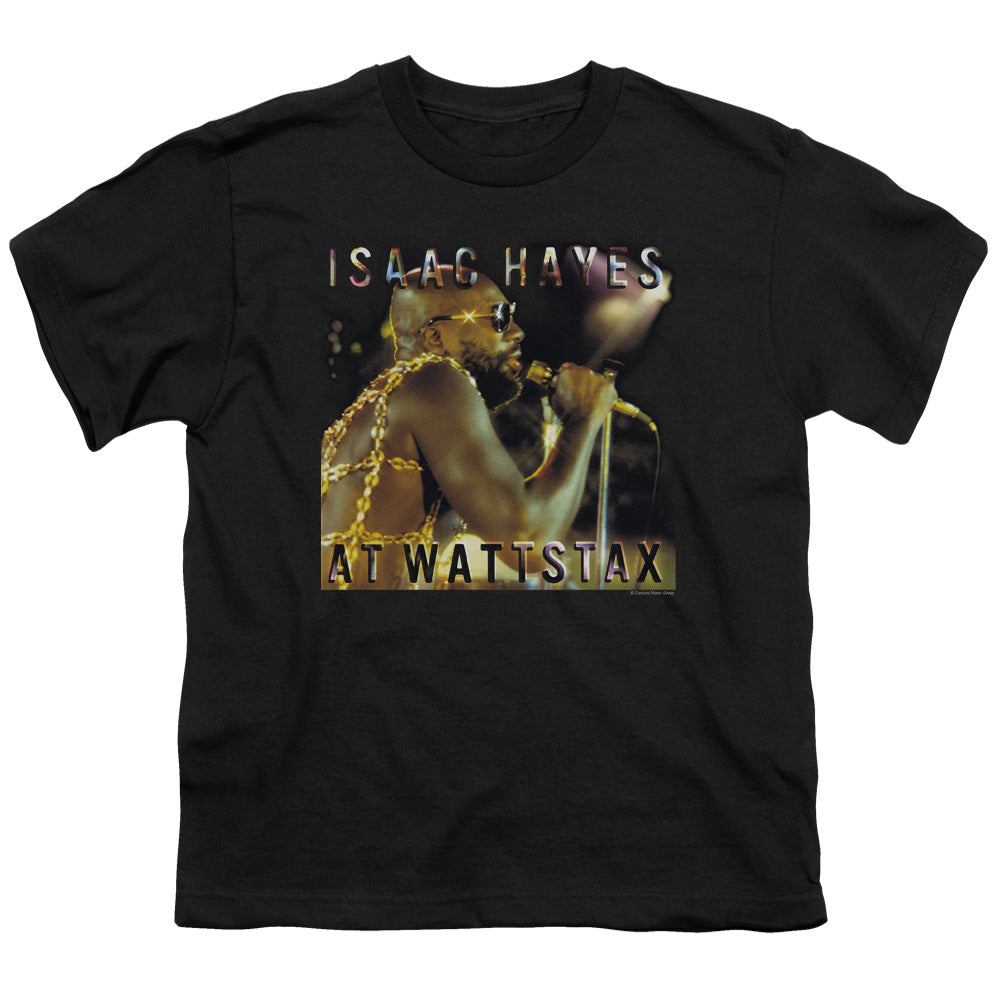 Isaac Hayes At Wattstax Kids Youth T Shirt Black