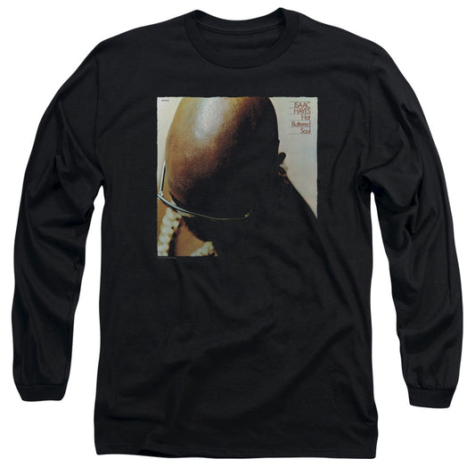 Isaac Hayes Hot Buttered Soul Mens Long Sleeve Shirt Black