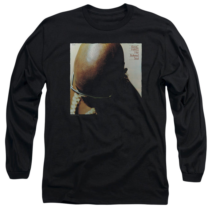 Isaac Hayes Hot Buttered Soul Mens Long Sleeve Shirt Black