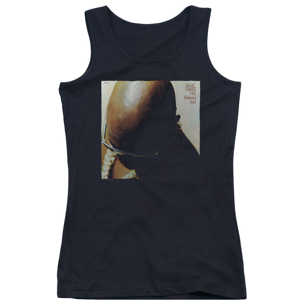 Isaac Hayes Hot Buttered Soul Womens Tank Top Shirt Black