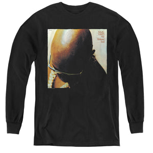 Isaac Hayes Hot Buttered Soul Long Sleeve Kids Youth T Shirt Black