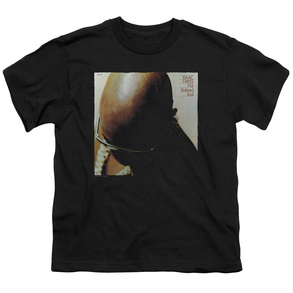 Isaac Hayes Hot Buttered Soul Kids Youth T Shirt Black