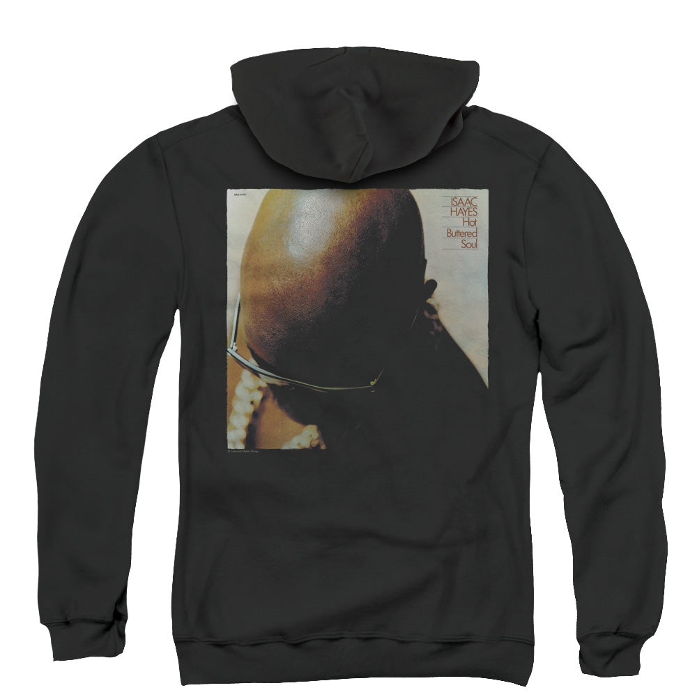 Isaac Hayes Hot Buttered Soul Back Print Zipper Mens Hoodie Black