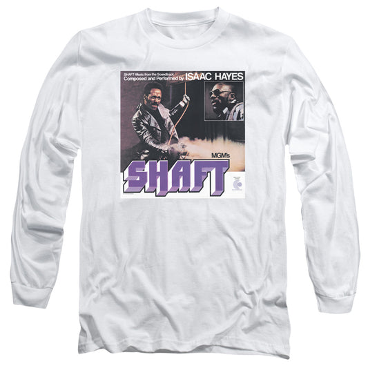 Isaac Hayes Shaft Mens Long Sleeve Shirt White