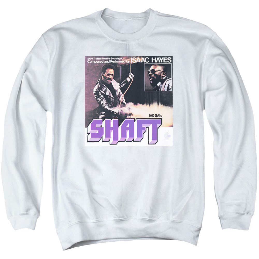 Isaac Hayes Shaft Mens Crewneck Sweatshirt White