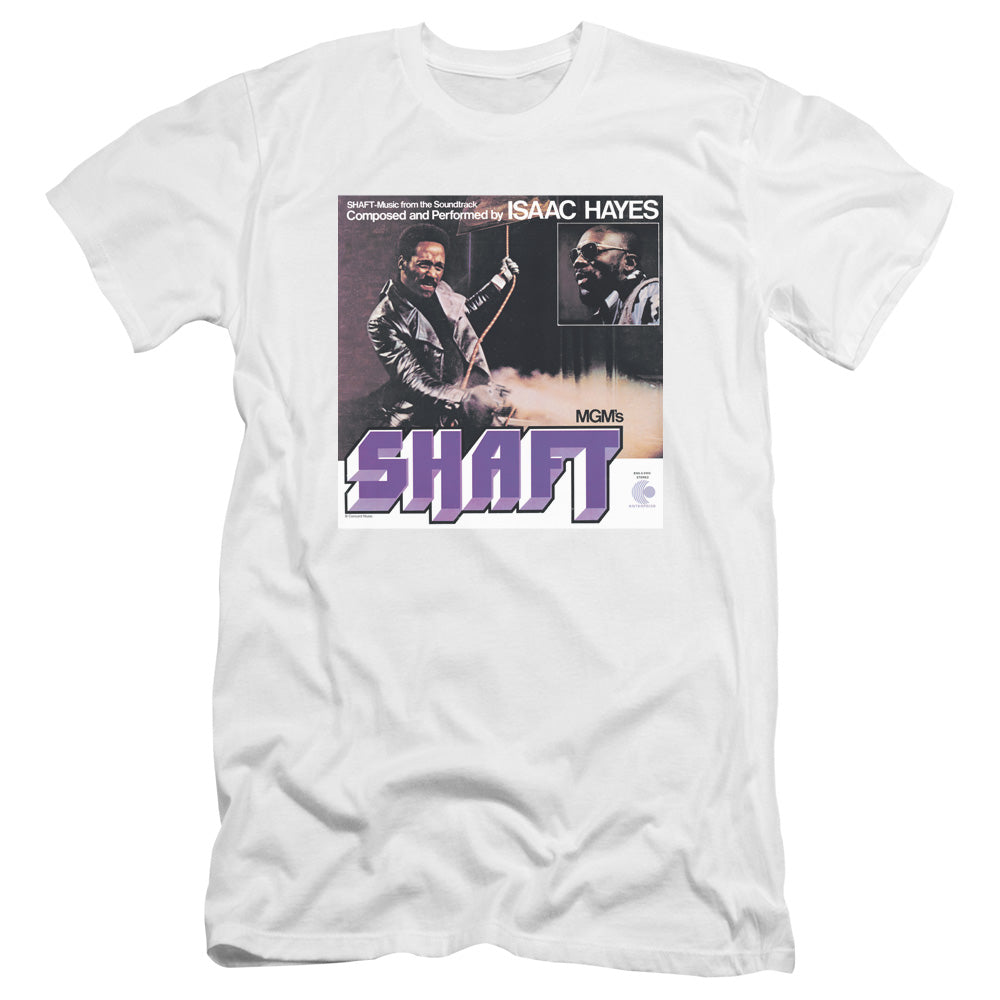 Isaac Hayes Shaft Premium Bella Canvas Slim Fit Mens T Shirt White