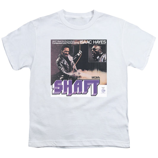 Isaac Hayes Shaft Kids Youth T Shirt White