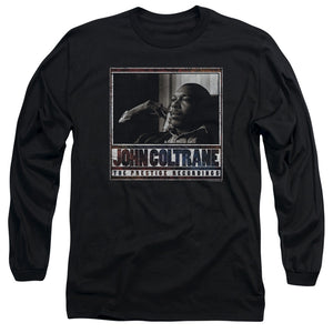 John Coltrane Prestige Recordings Mens Long Sleeve Shirt Black