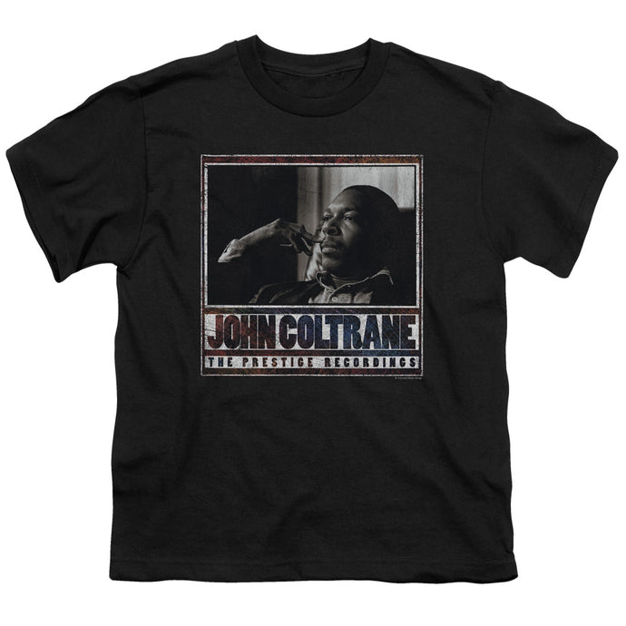 John Coltrane Prestige Recordings Kids Youth T Shirt Black
