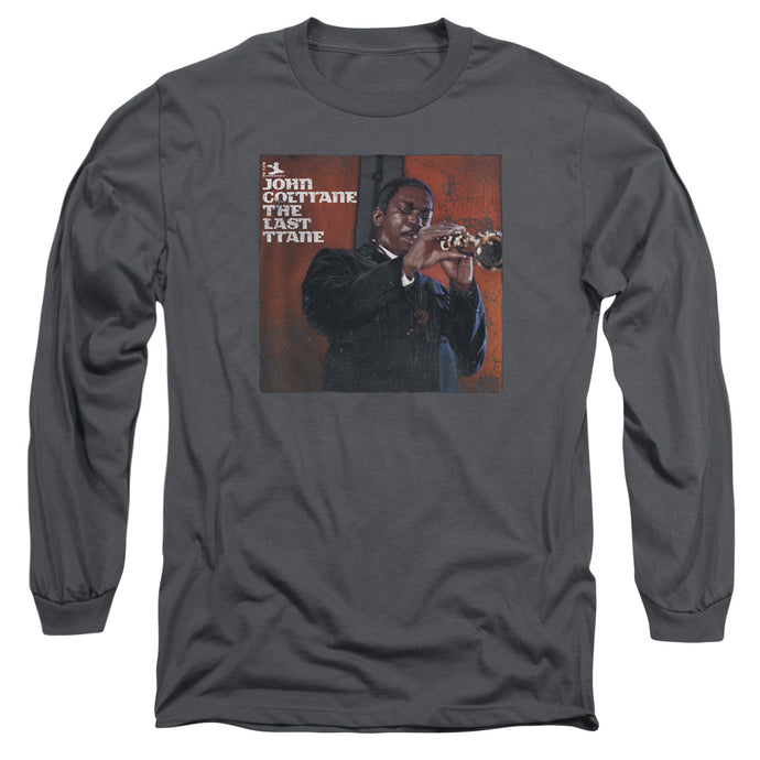 John Coltrane Last Trane Mens Long Sleeve Shirt Charcoal