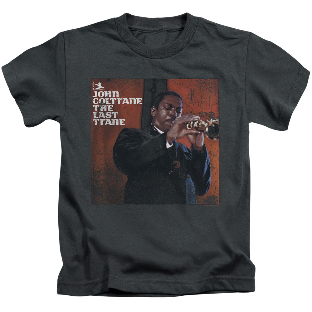 John Coltrane Last Trane Juvenile Kids Youth T Shirt Charcoal