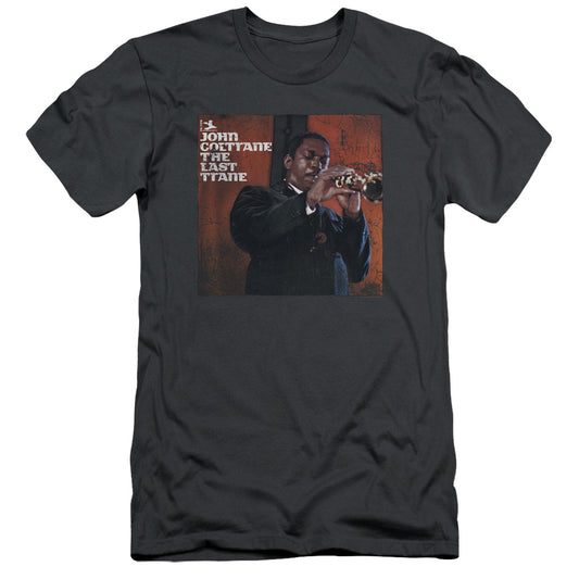 John Coltrane Last Trane Slim Fit Mens T Shirt Charcoal