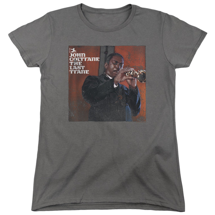 John Coltrane Last Trane Womens T Shirt Charcoal