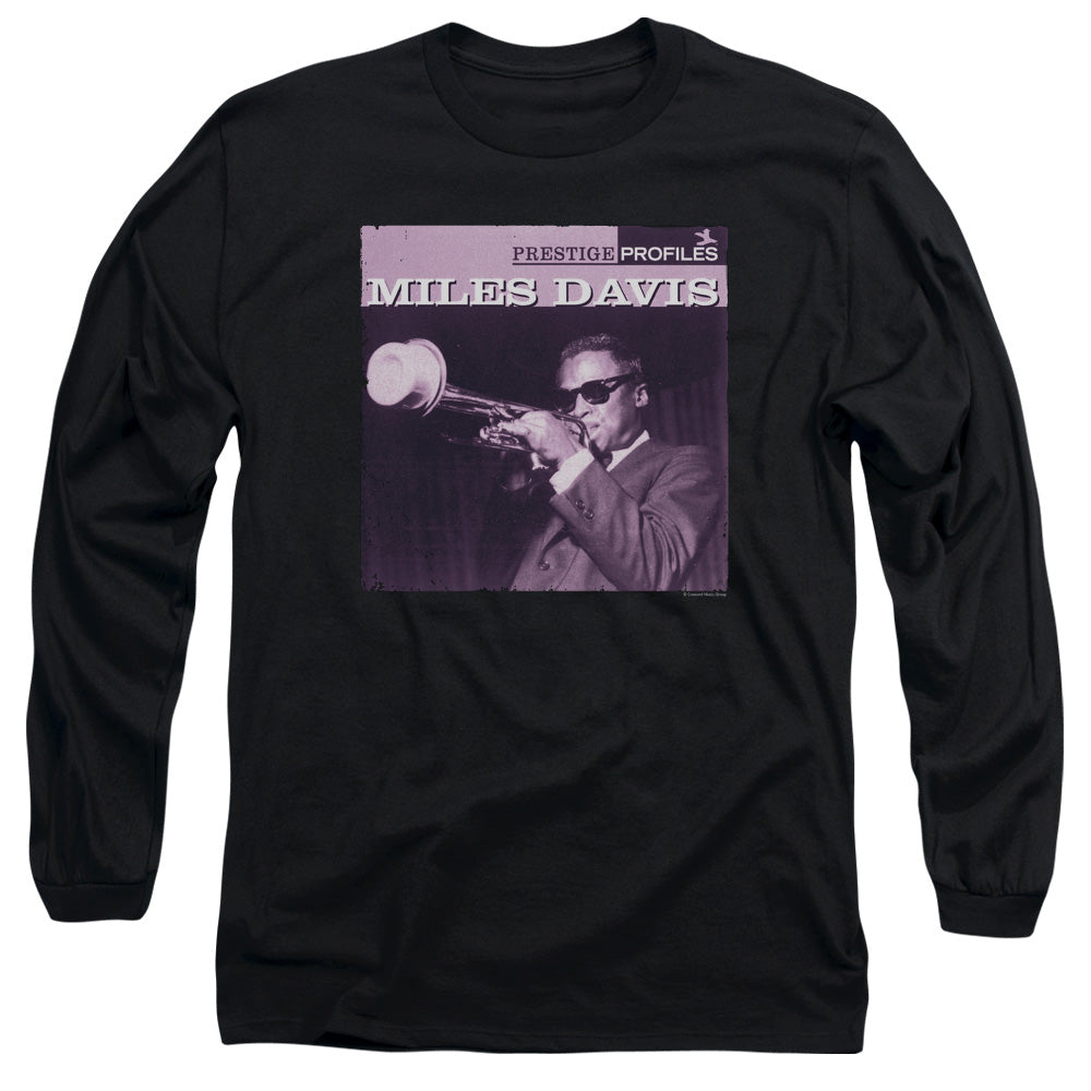 Miles Davis Prince Mens Long Sleeve Shirt Black