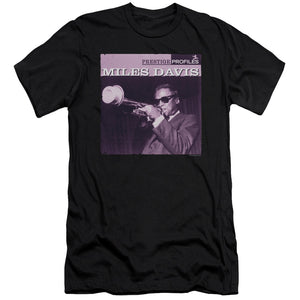 Miles Davis Prince Slim Fit Mens T Shirt Black