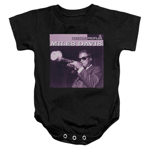 Miles Davis Prince Infant Baby Snapsuit Black