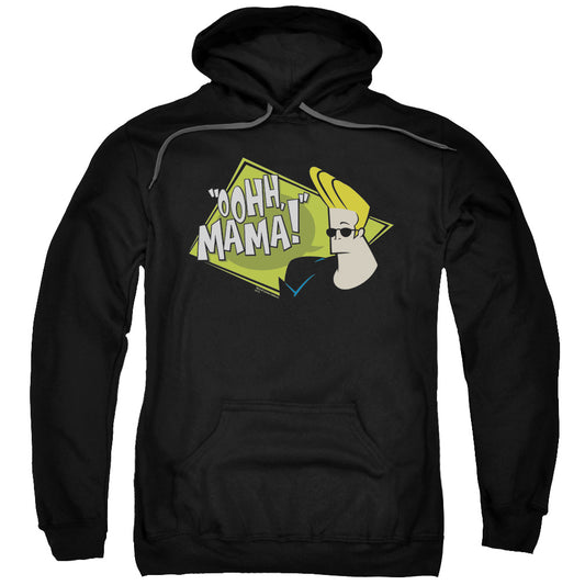 Johnny Bravo Oohh Mama Mens Hoodie Black