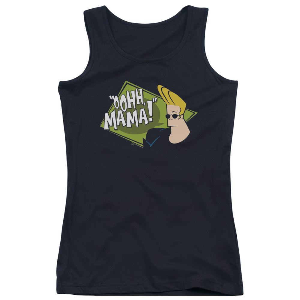 Johnny Bravo Oohh Mama Womens Tank Top Shirt Black