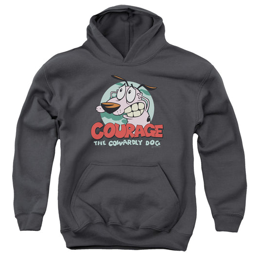 Courage the Cowardly Dog Courage Kids Youth Hoodie Charcoal