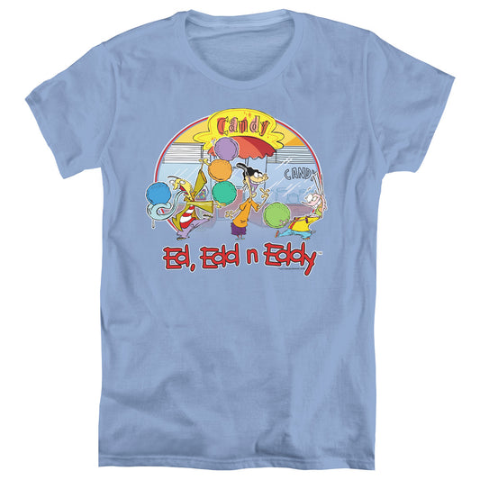 Ed Edd N Eddy Jawbreakers Womens T Shirt Carolina Blue