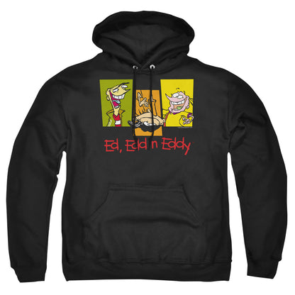 Ed Edd Eddy 3 Ed'S Mens Hoodie Black Officially Licensed