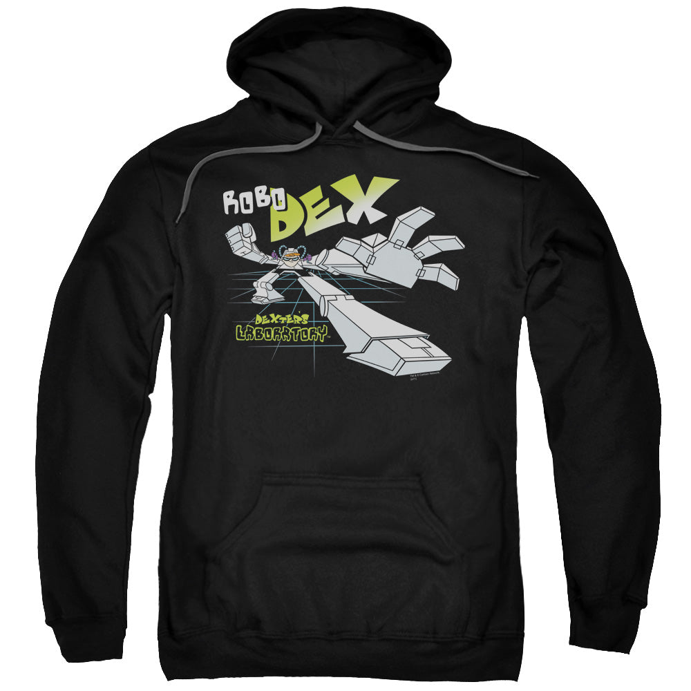 Dexters Laboratory Robo Dex Mens Hoodie Black