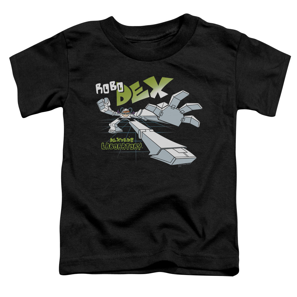 Dexters Laboratory Robo Dex Toddler Kids Youth T Shirt Black