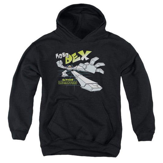 Dexters Laboratory Robo Dex Kids Youth Hoodie Black