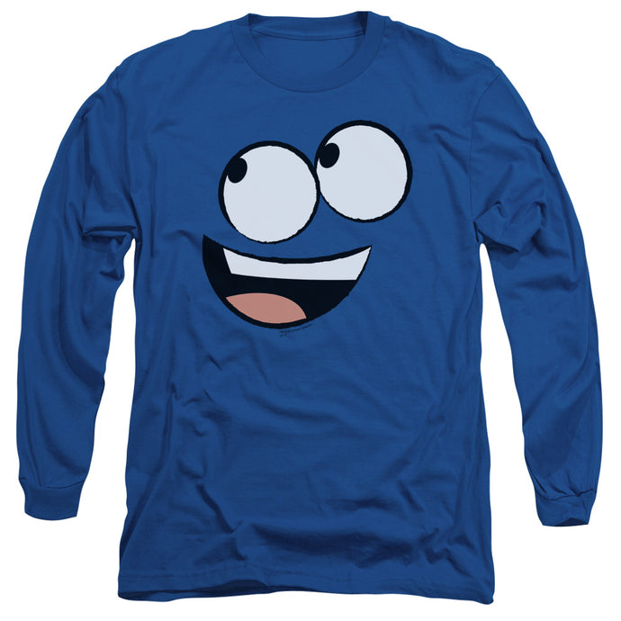 Fosters Home For Imaginary Friends Blue Face Mens Long Sleeve Shirt Royal Blue