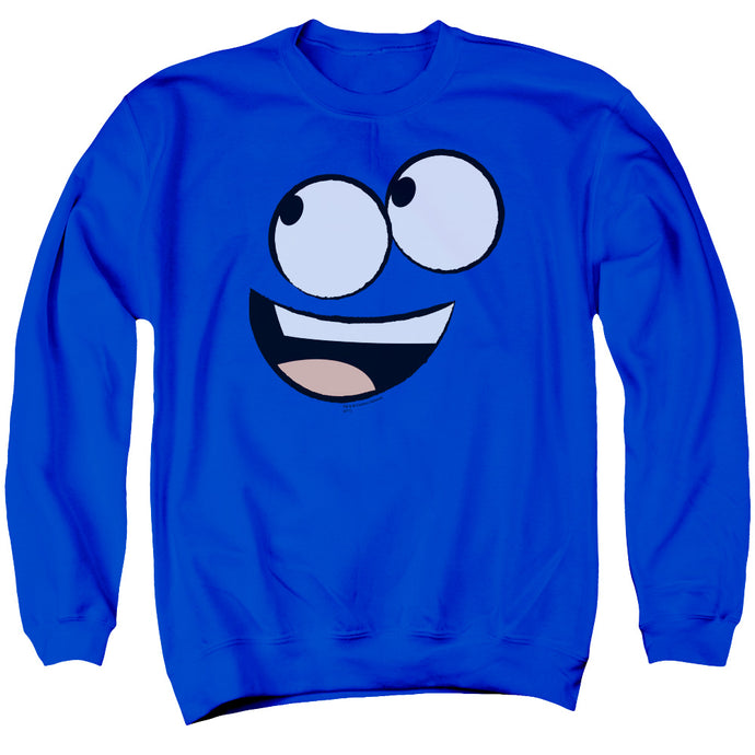 Fosters Home For Imaginary Friends Blue Face Mens Crewneck Sweatshirt Royal Blue