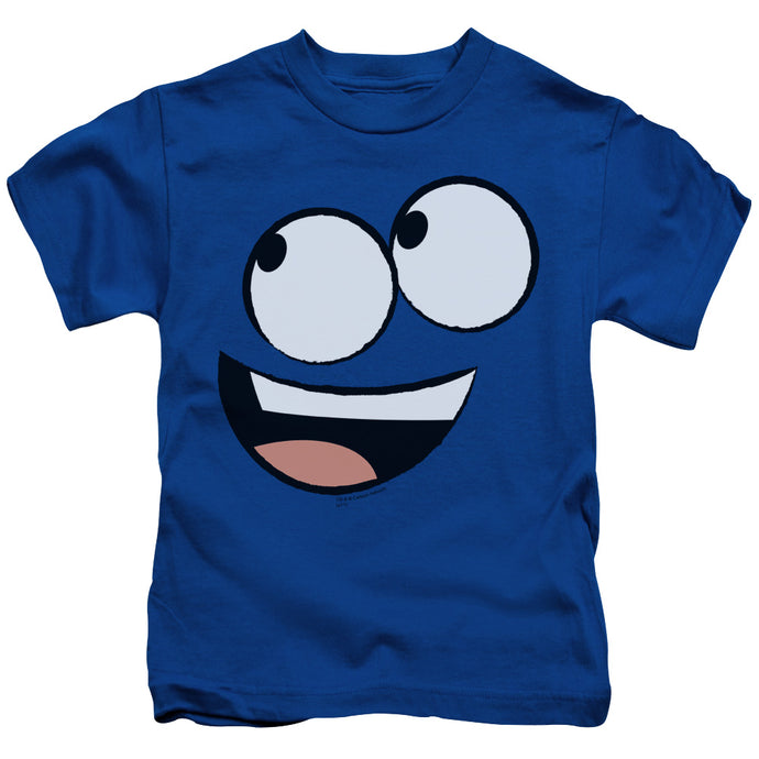 Fosters Home For Imaginary Friends Blue Face Juvenile Kids Youth T Shirt Royal Blue 