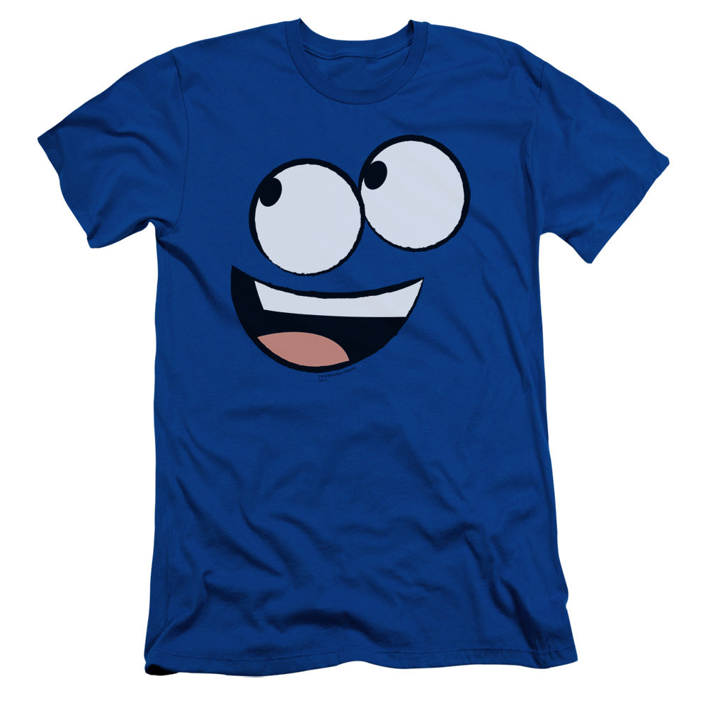 Fosters Home For Imaginary Friends Blue Face Slim Fit Mens T Shirt Royal Blue