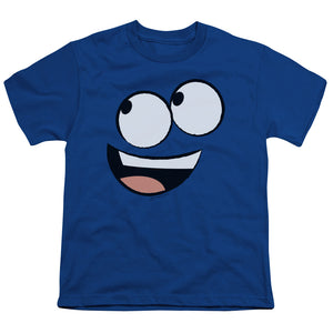 Fosters Home For Imaginary Friends Blue Face Kids Youth T Shirt Royal Blue