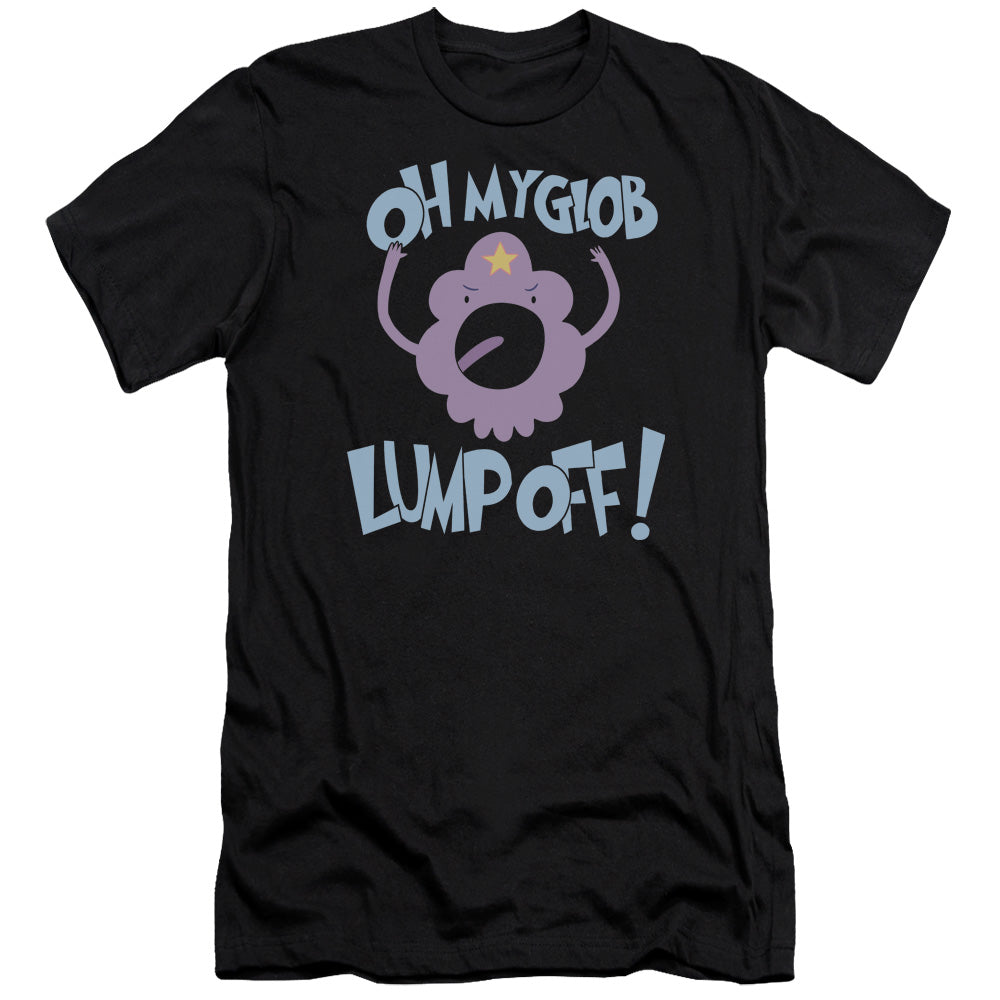 Adventure Time Lump Off Slim Fit Mens T Shirt Black