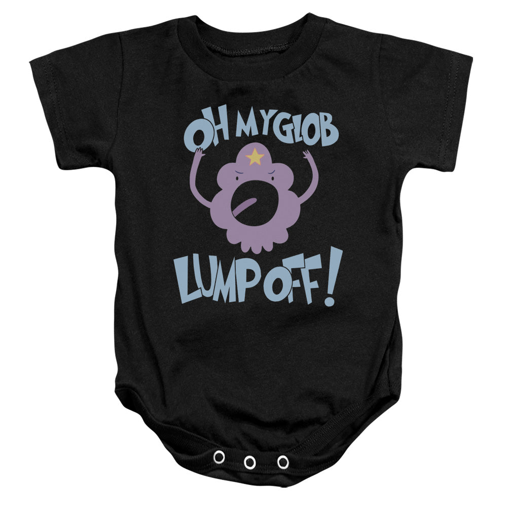 Adventure Time Lump Off Infant Baby Snapsuit Black