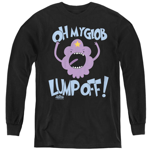 Adventure Time Lump Off Long Sleeve Kids Youth T Shirt Black