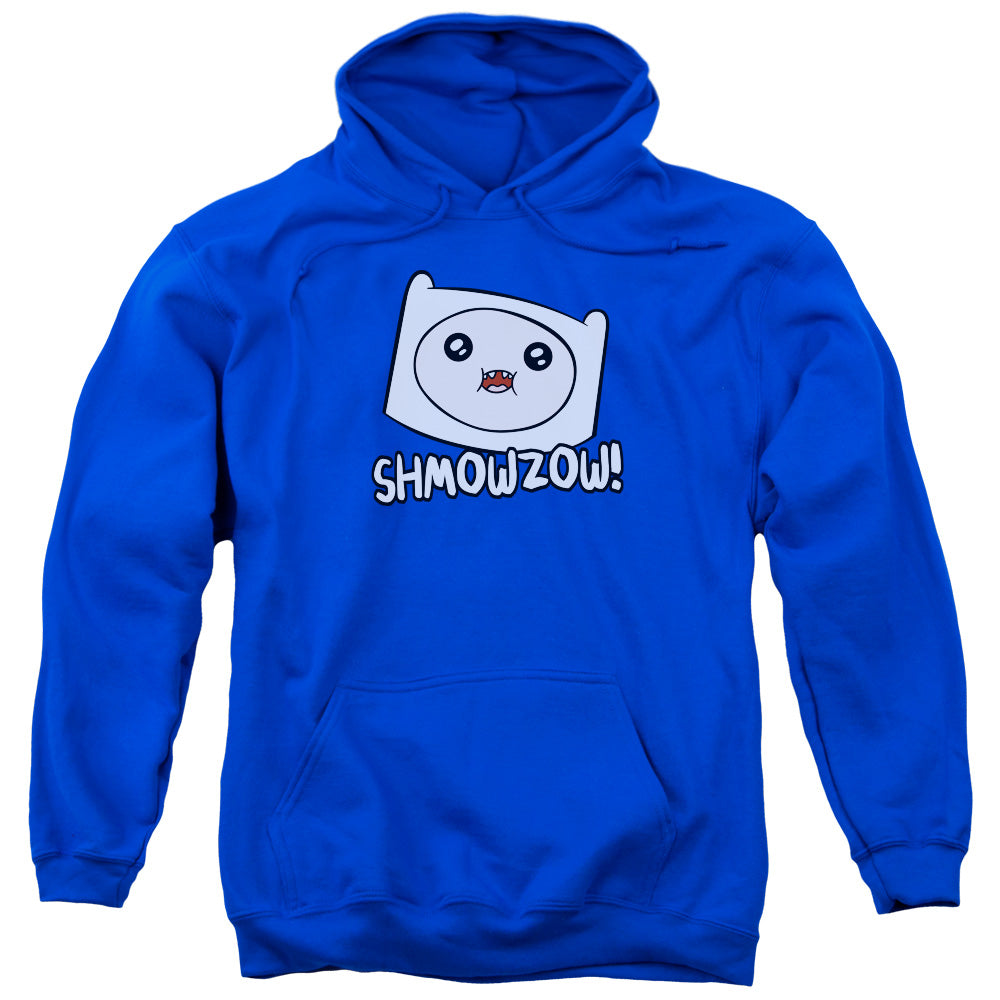 Adventure Time Shmowzow Mens Hoodie Royal Blue