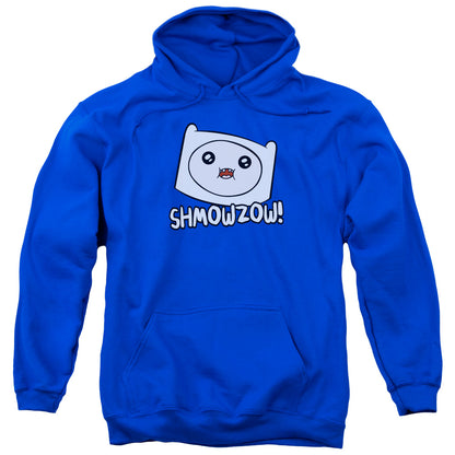 Adventure Time Shmowzow Mens Hoodie Royal Blue