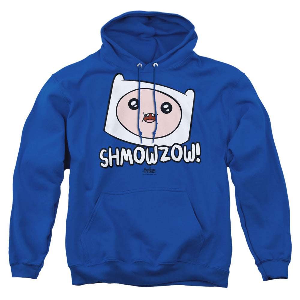 Adventure Time Shmowzow Mens Hoodie Royal Blue