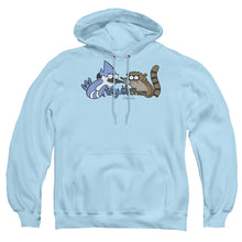Load image into Gallery viewer, The Regular Show Tattoo Art Mens Hoodie Light Blue