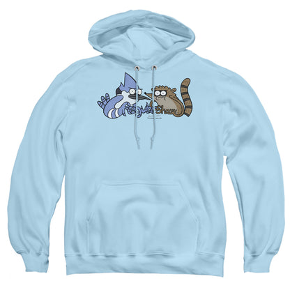 The Regular Show Tattoo Art Mens Hoodie Light Blue