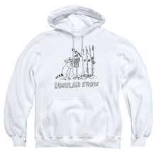 Load image into Gallery viewer, The Regular Show Tattoo Art Mens Hoodie White