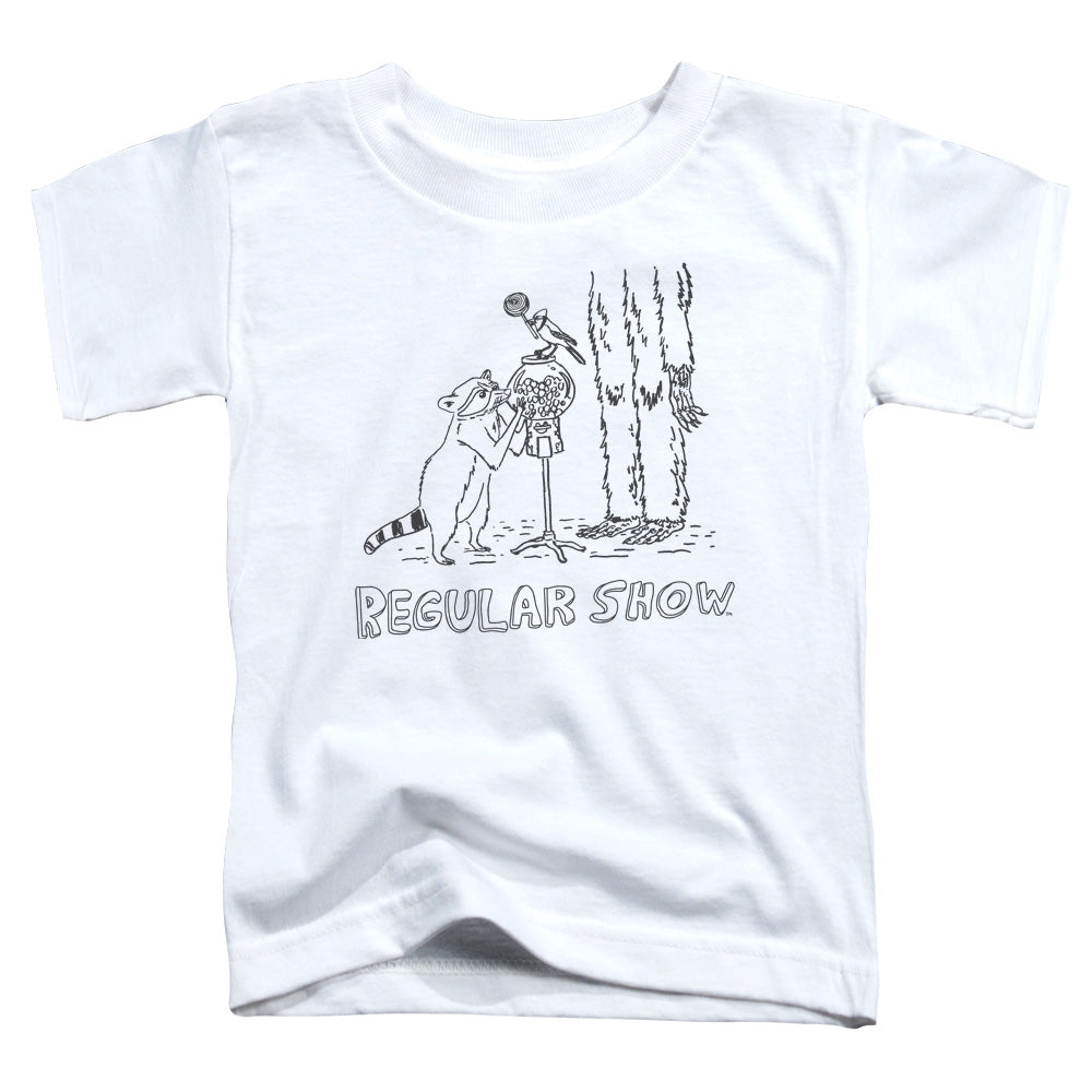 The Regular Show Tattoo Art Toddler Kids Youth T Shirt White