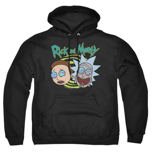 Rick And Morty Blown Minds Mens Hoodie Black