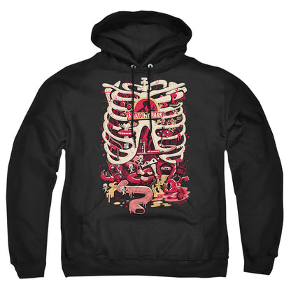 Rick And Morty Anatomy Park Logo Mens Hoodie Black