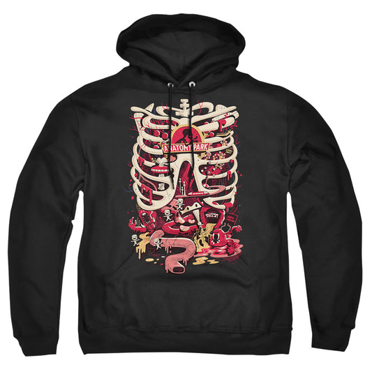 Rick And Morty Anatomy Park Logo Mens Hoodie Black